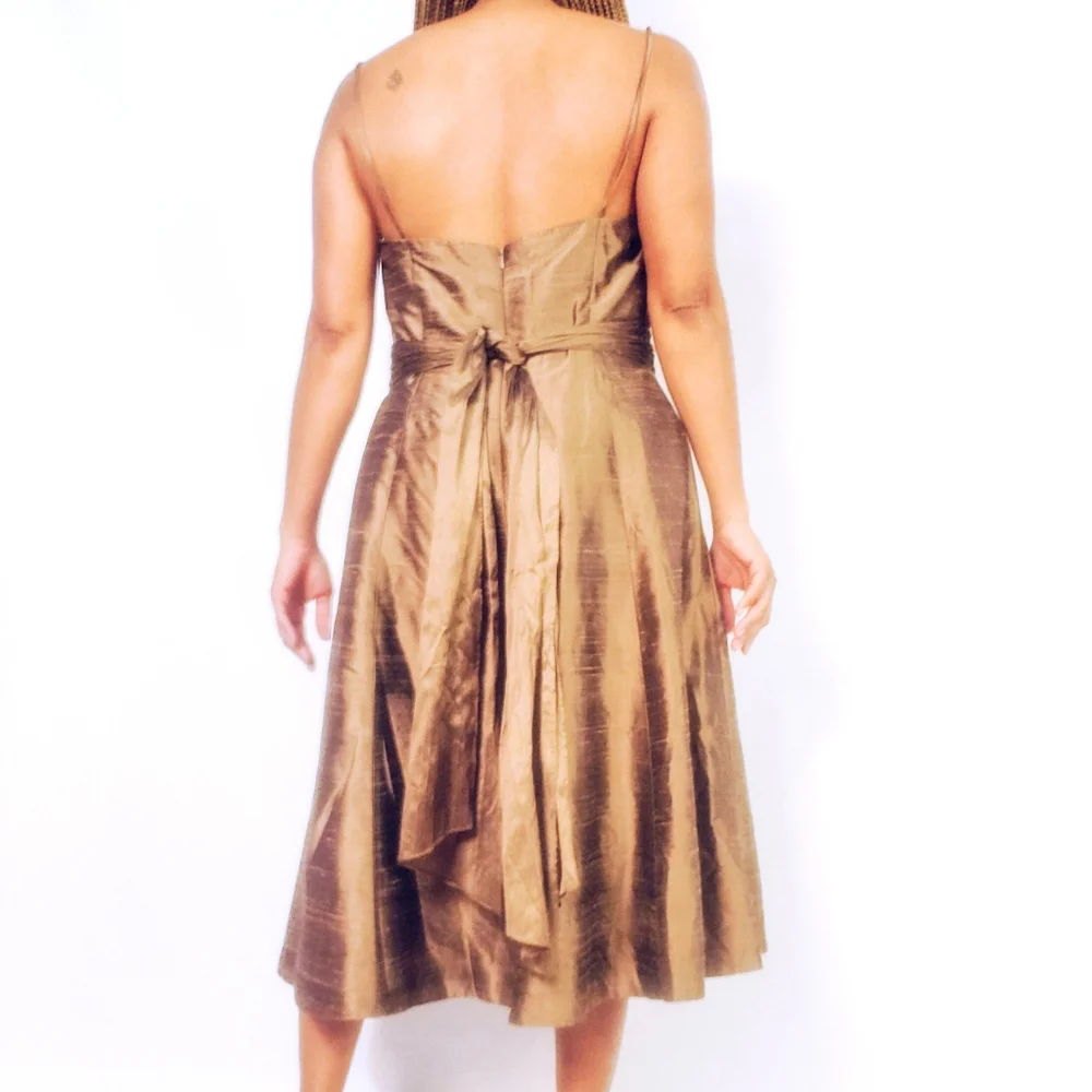 Bronze Midi Dress - Picture 5 of 9